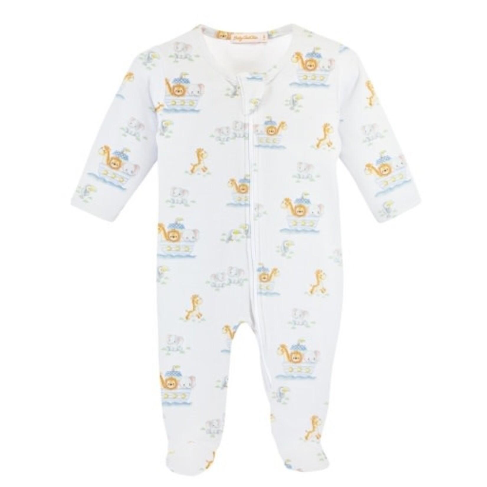 Baby Club Chic Noah's Ark Zip Footie