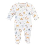 Baby Club Chic Jungle Print Zip Footie
