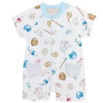 Baby Club Chic Home Run Basball Romper