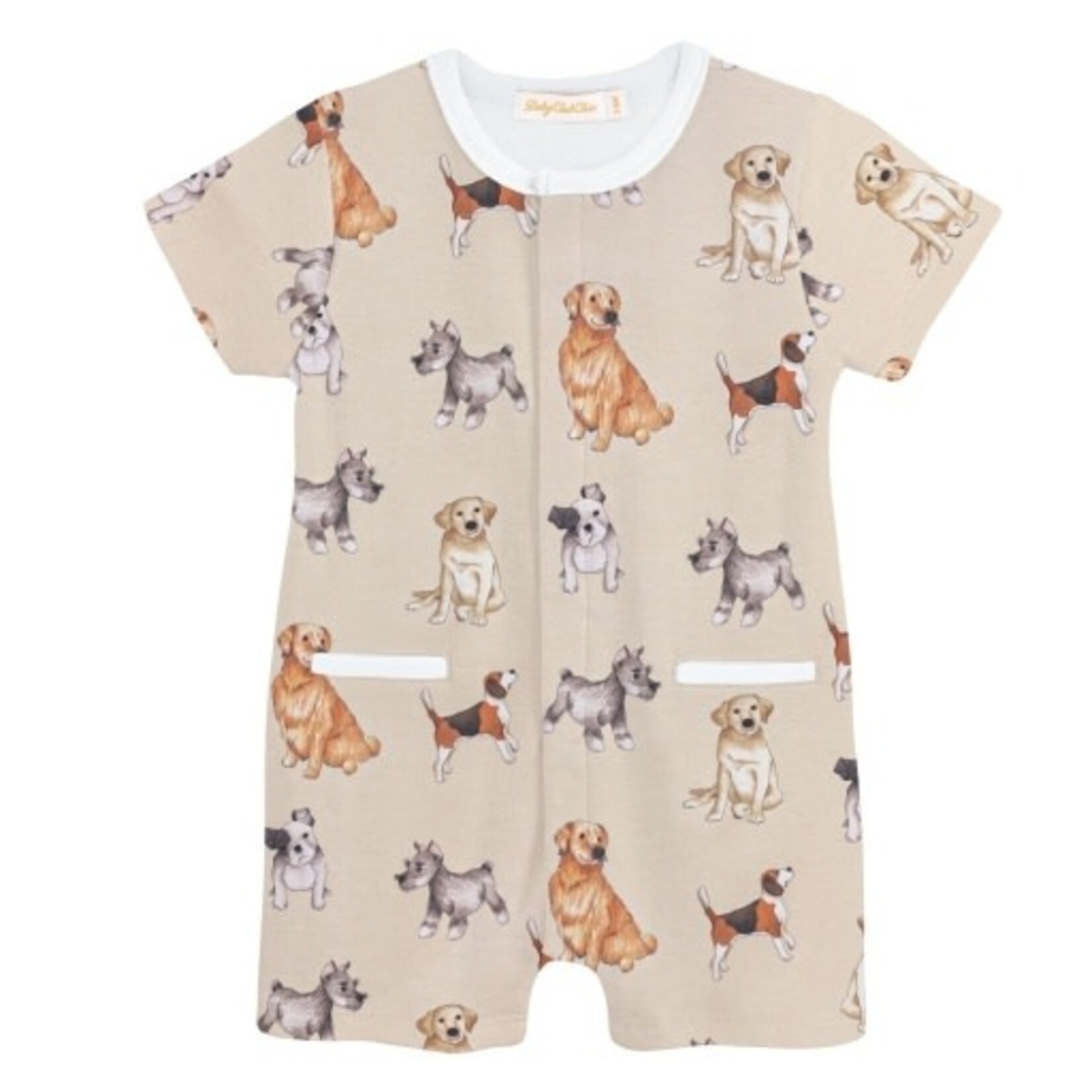 Baby Club Chic Good Puppy Boy Romper
