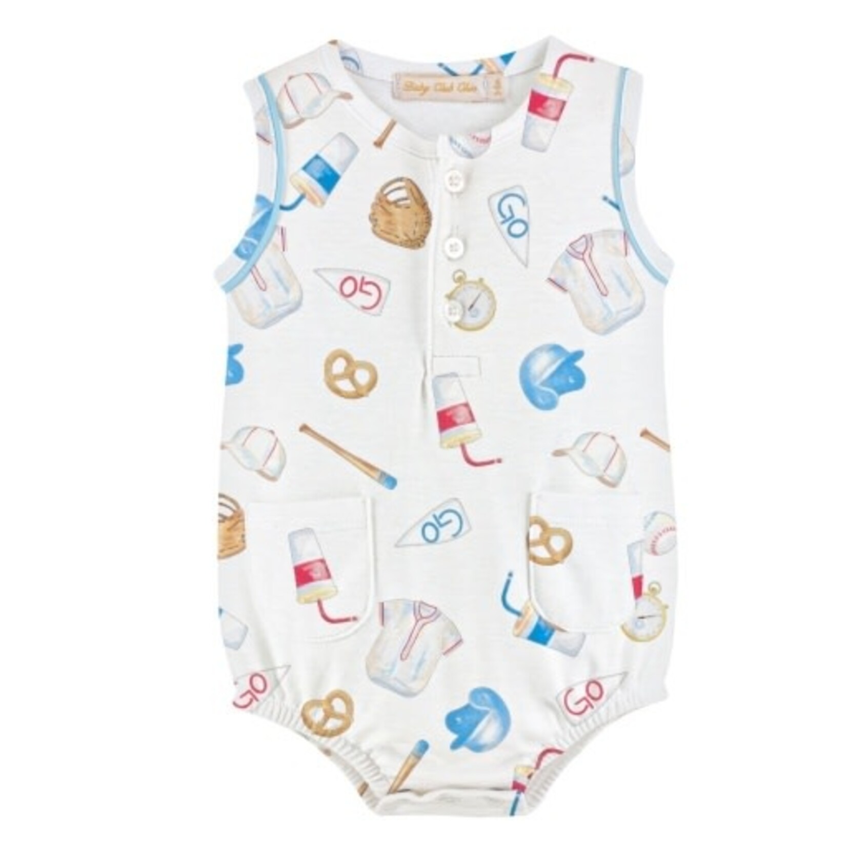 Baby Club Chic Home Run Baseball Bubble