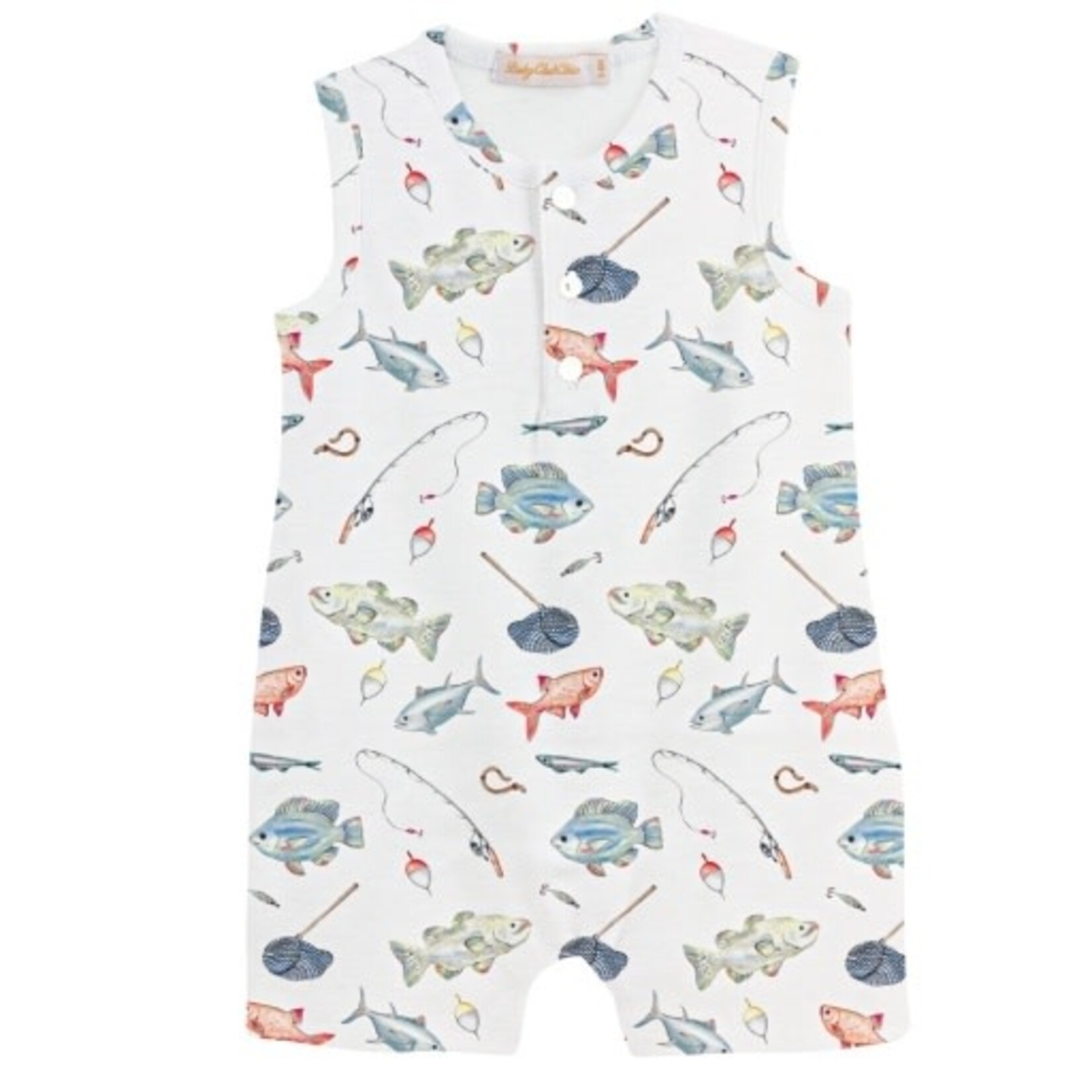 Baby Club Chic Fishing Day Romper