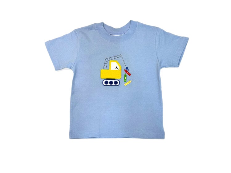 Luigi Kids Blue Crane w/Crayons SS Shirt