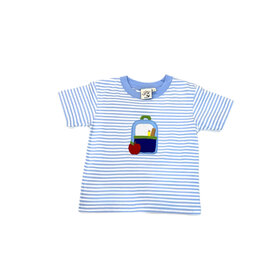 Luigi Kids Blue Stripe Backpack w/Supplies SS Shirt