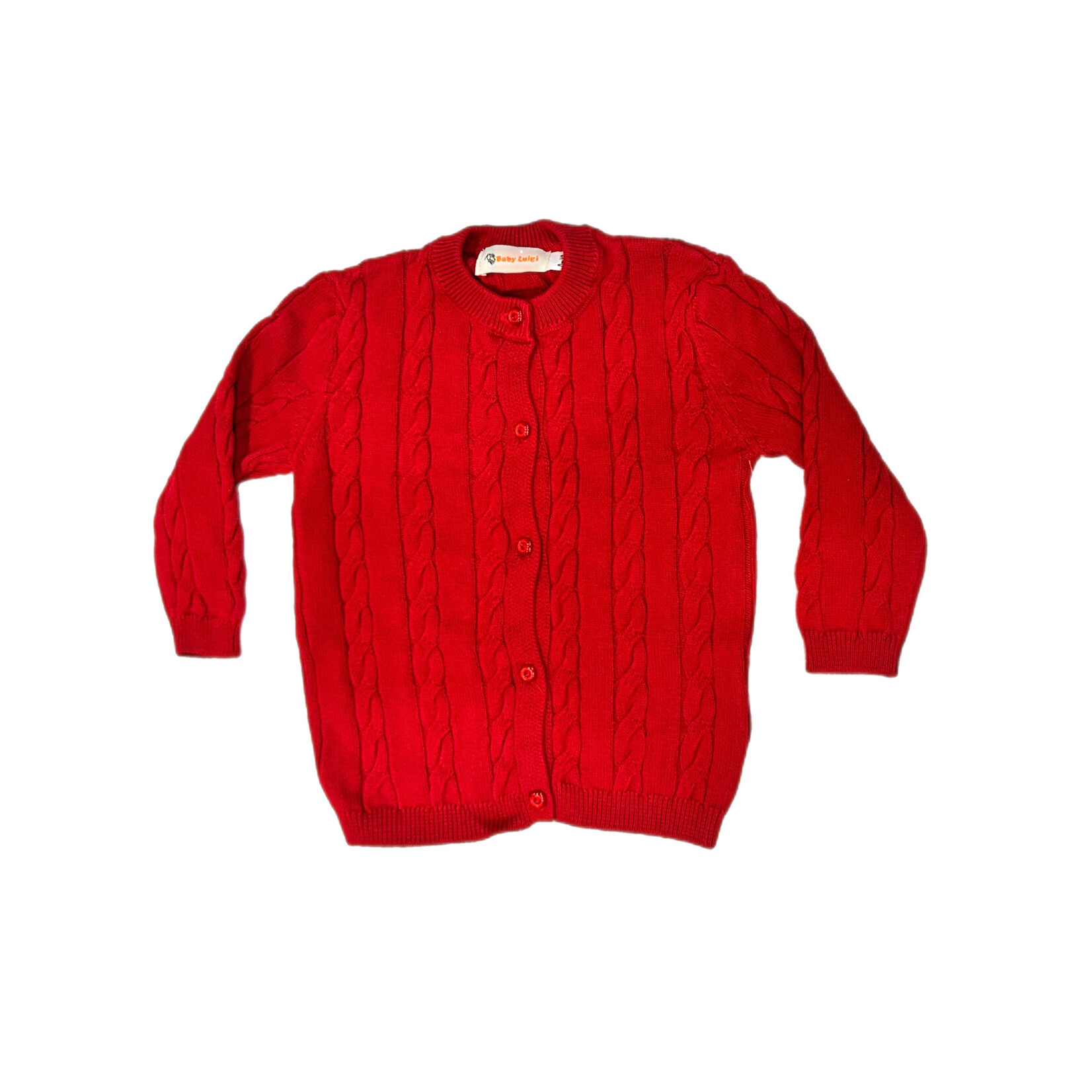 Luigi Kids Cable Cardigan