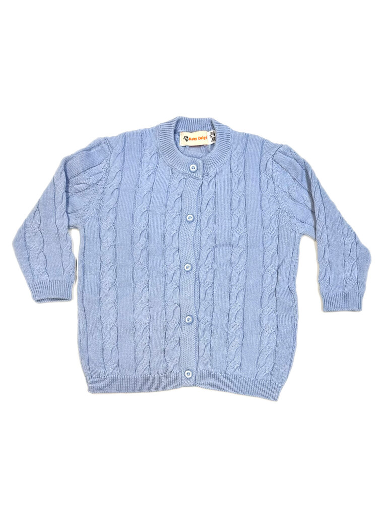 Luigi Kids Cable Cardigan