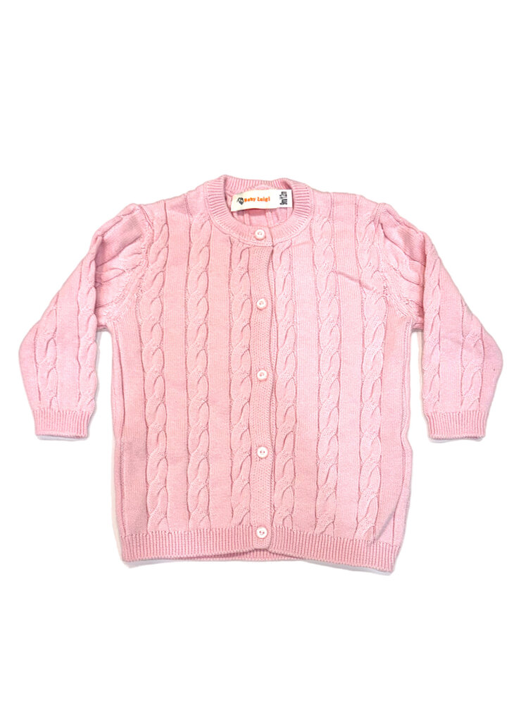 Luigi Kids Cable Cardigan