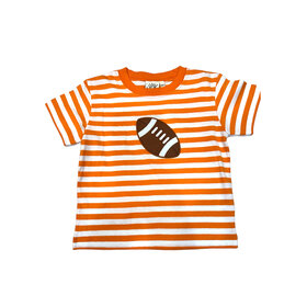 Luigi Kids Orange Stripe Football SS Shirt