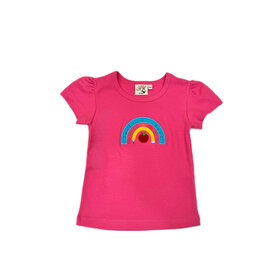 Luigi Kids Pink Rainbow w/School Supplies Tee