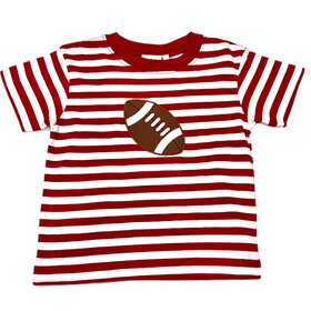 Luigi Kids Red Stripe Football SS Shirt