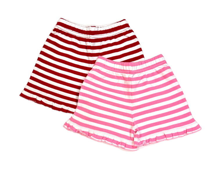 Luigi Kids Ruffle Stripe Shorts