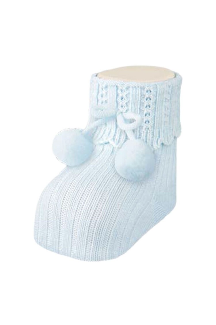 Carlomagno NB Pompom Cotton Socks