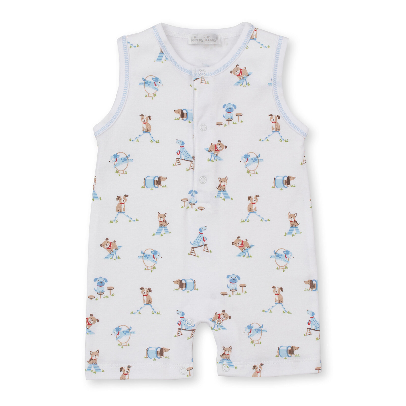 Kissy Kissy Playground Pups Romper