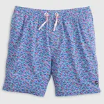 Johnnie-O RED FIN BLUE FIN MAJORCA TRUNKS