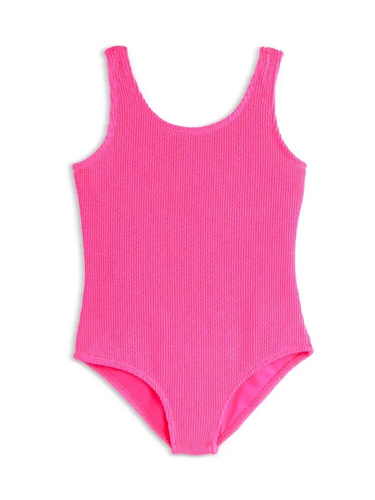 Limeapple Ester Crinkle One Piece Swim