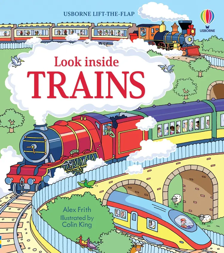 Harper Collins Look Inside Trains