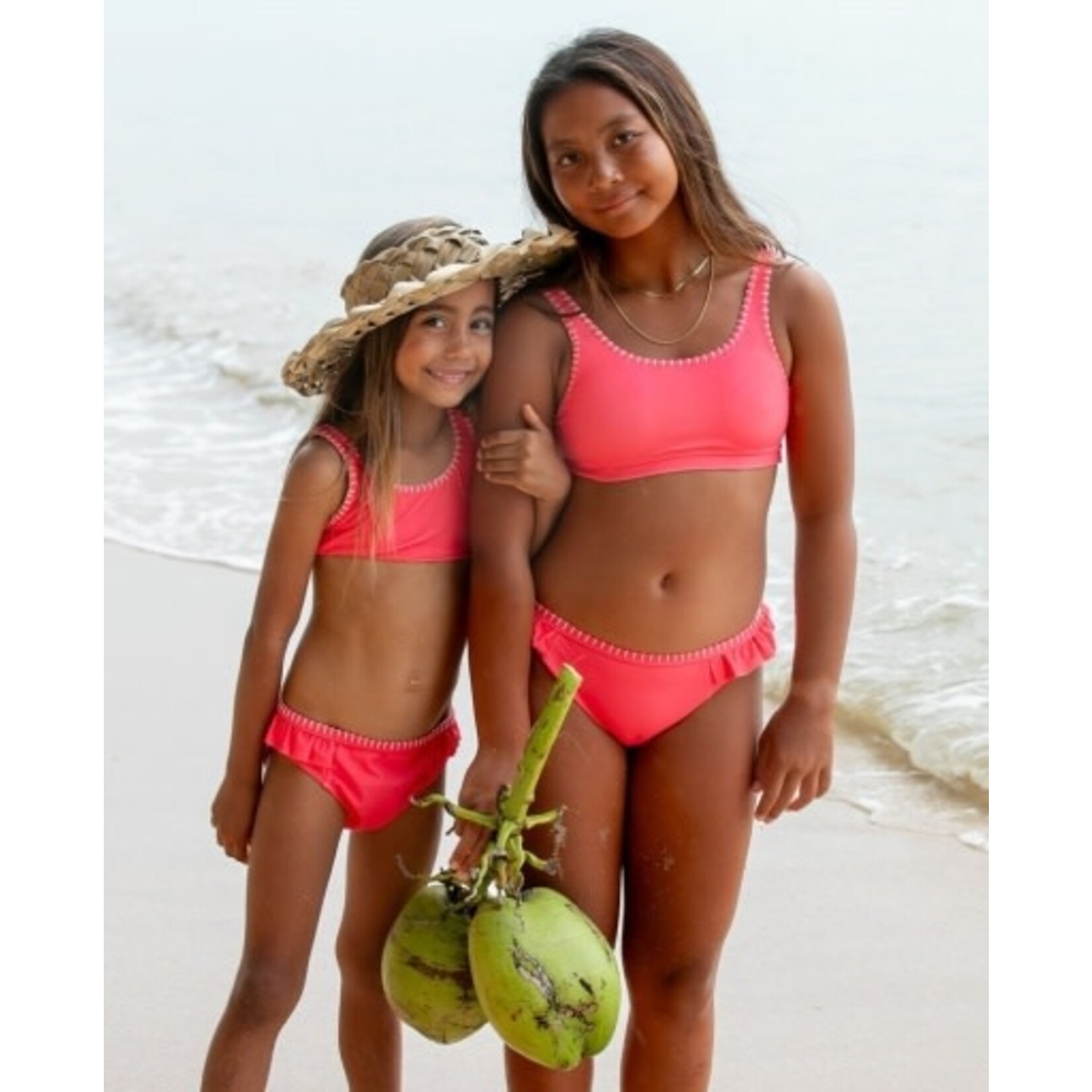 FEATHER 4 ARROW Hot Coral Bikini