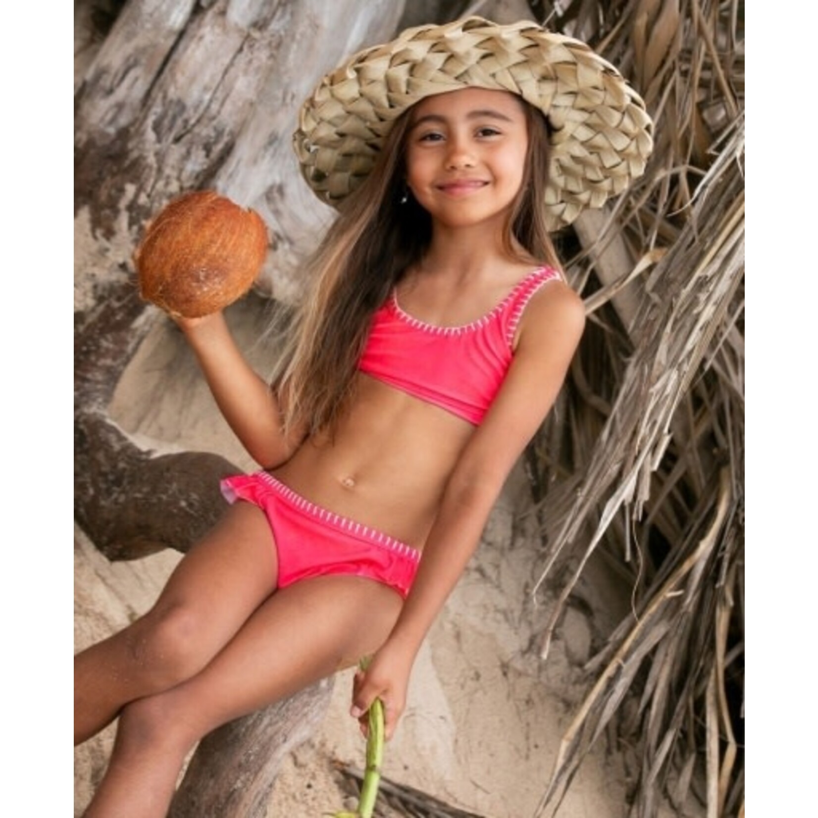 FEATHER 4 ARROW Hot Coral Bikini