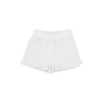 FEATHER 4 ARROW White Terry Ruffle Short