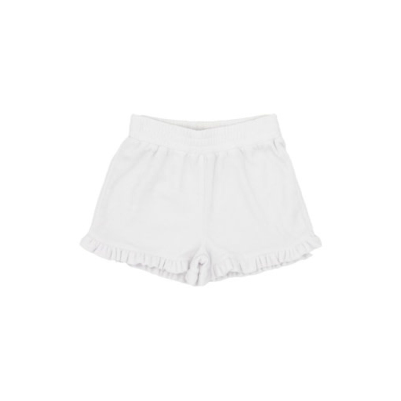 FEATHER 4 ARROW White Terry Ruffle Short
