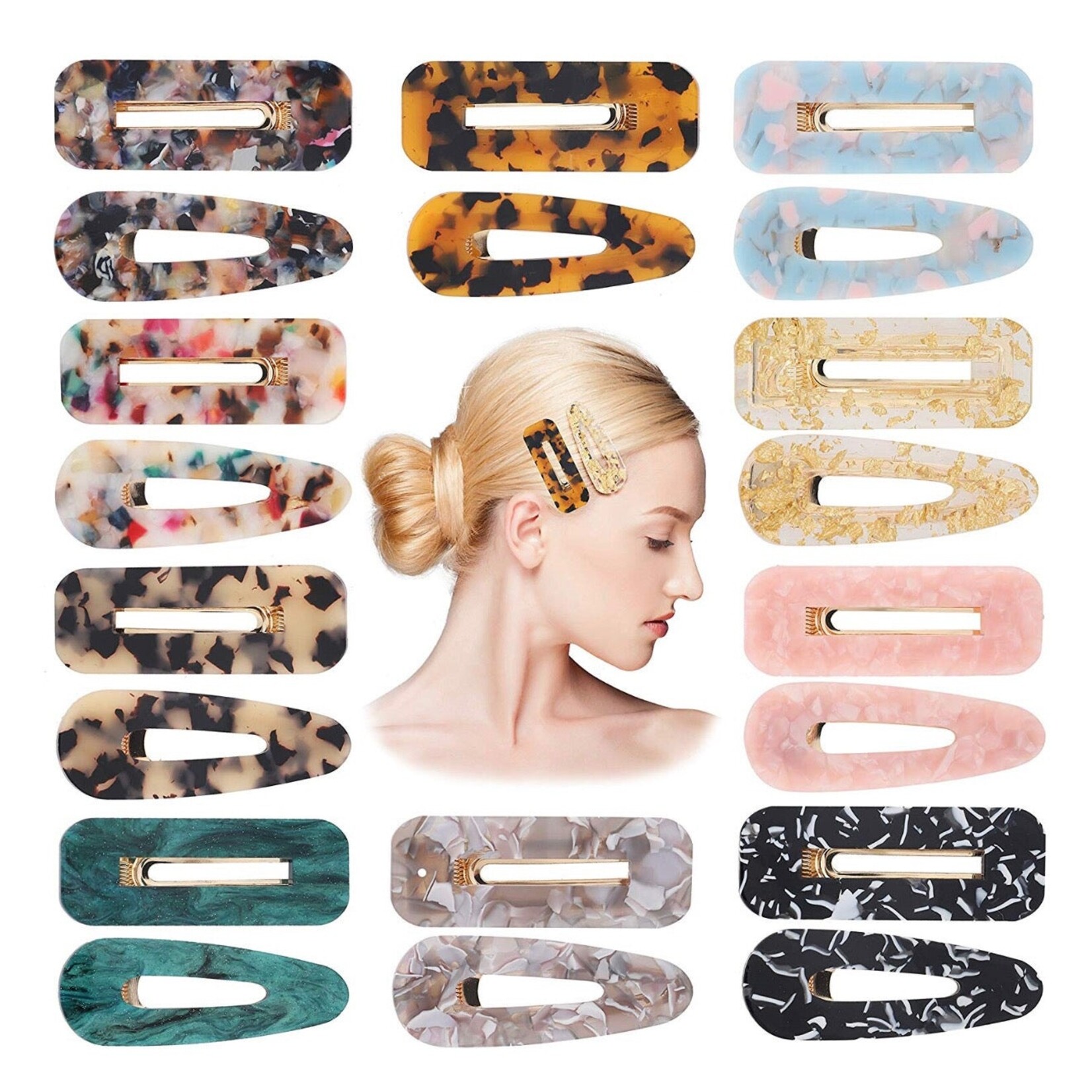 Mavi Bandz Resin Barrettes