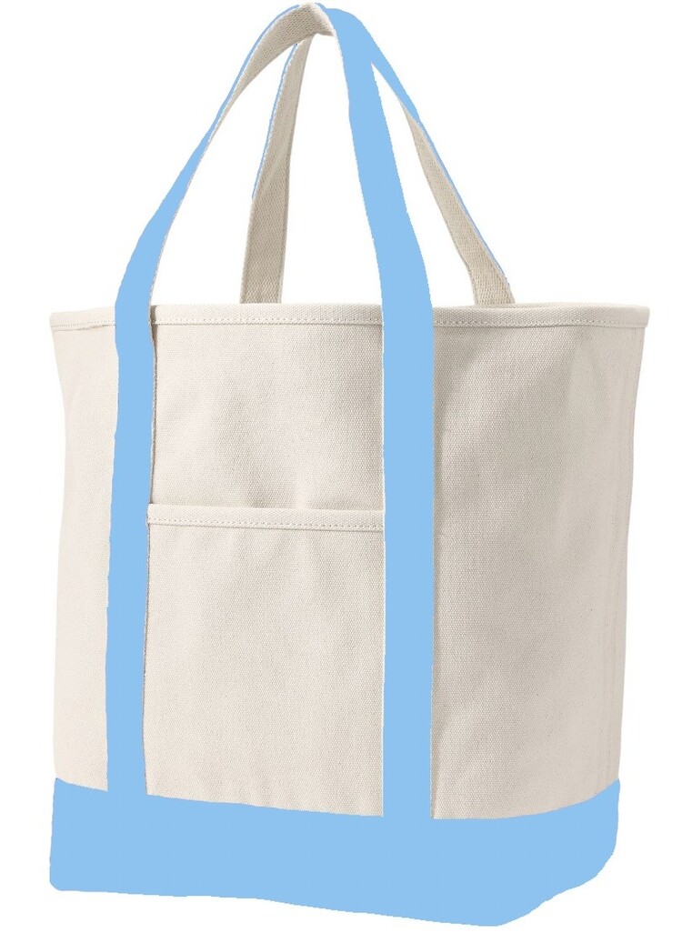 Mavi Bandz Blue Canvas Tote Bag