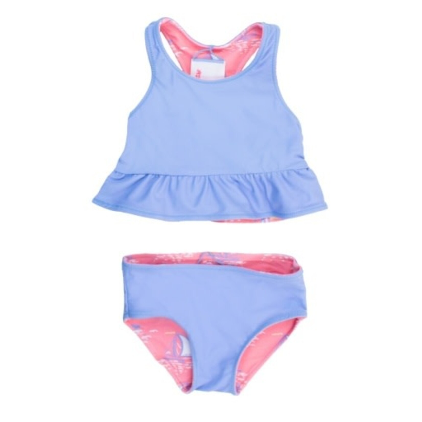 Reversible Peplum Tankini