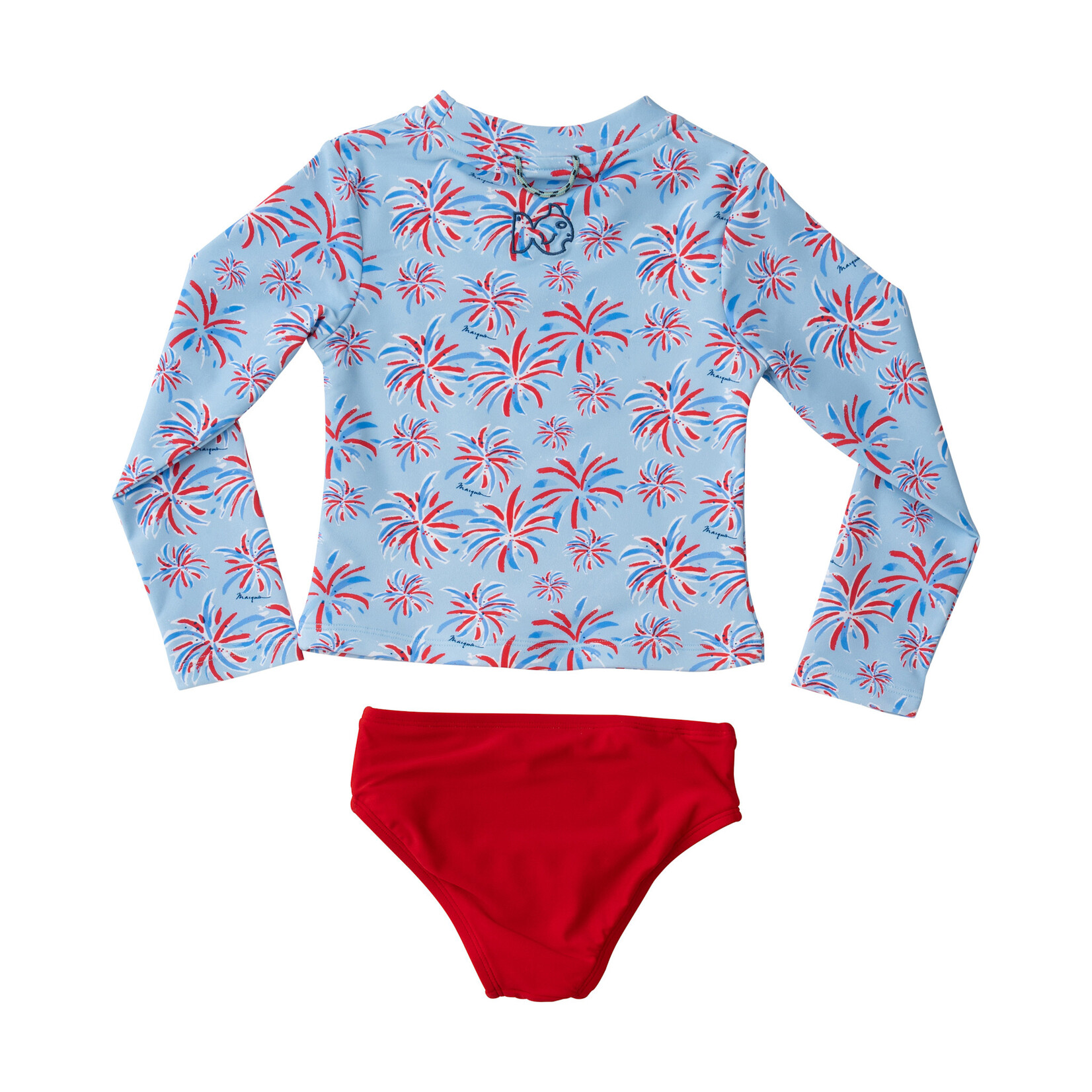 Prodoh Fireworks Rashguard Swim Set