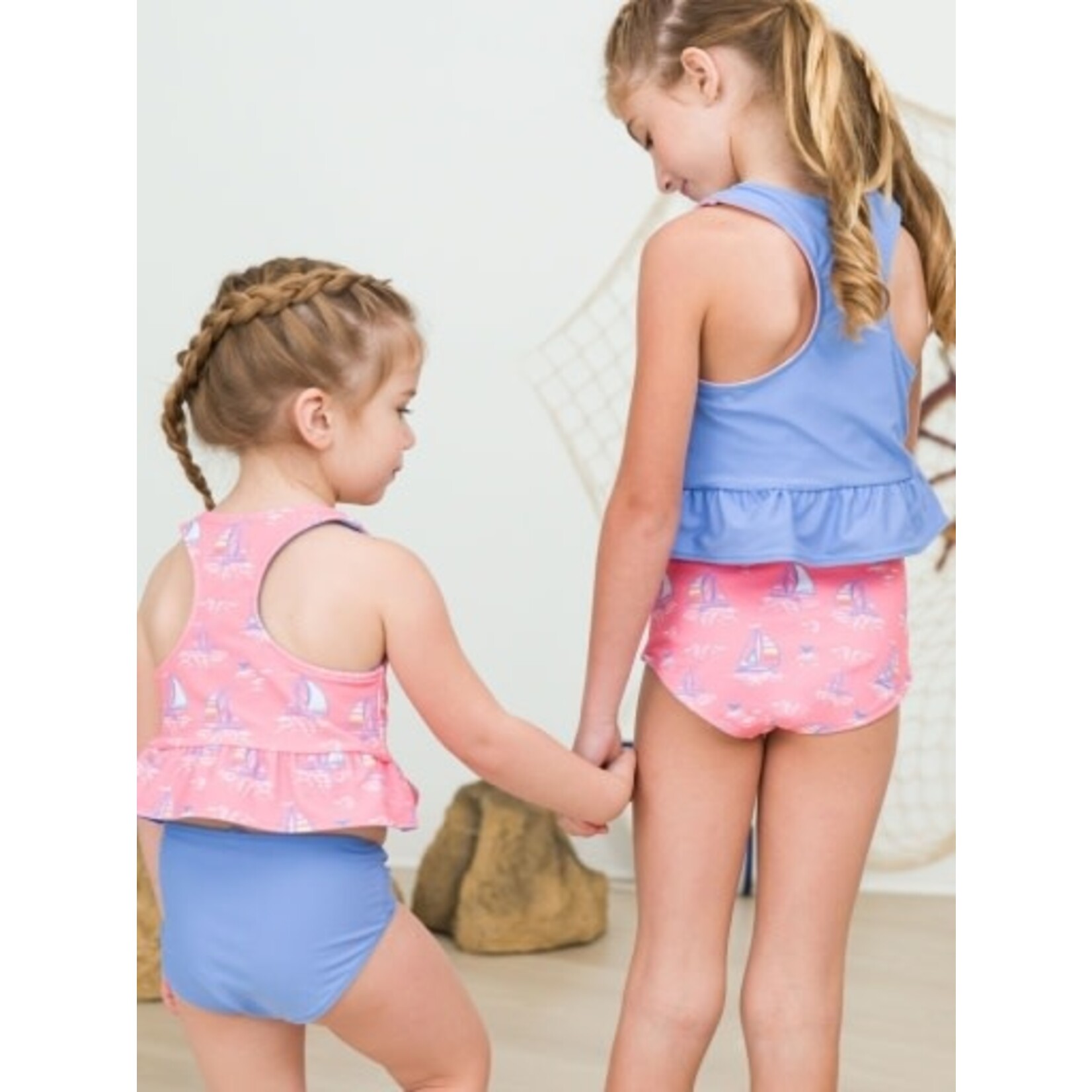 Reversible Peplum Tankini