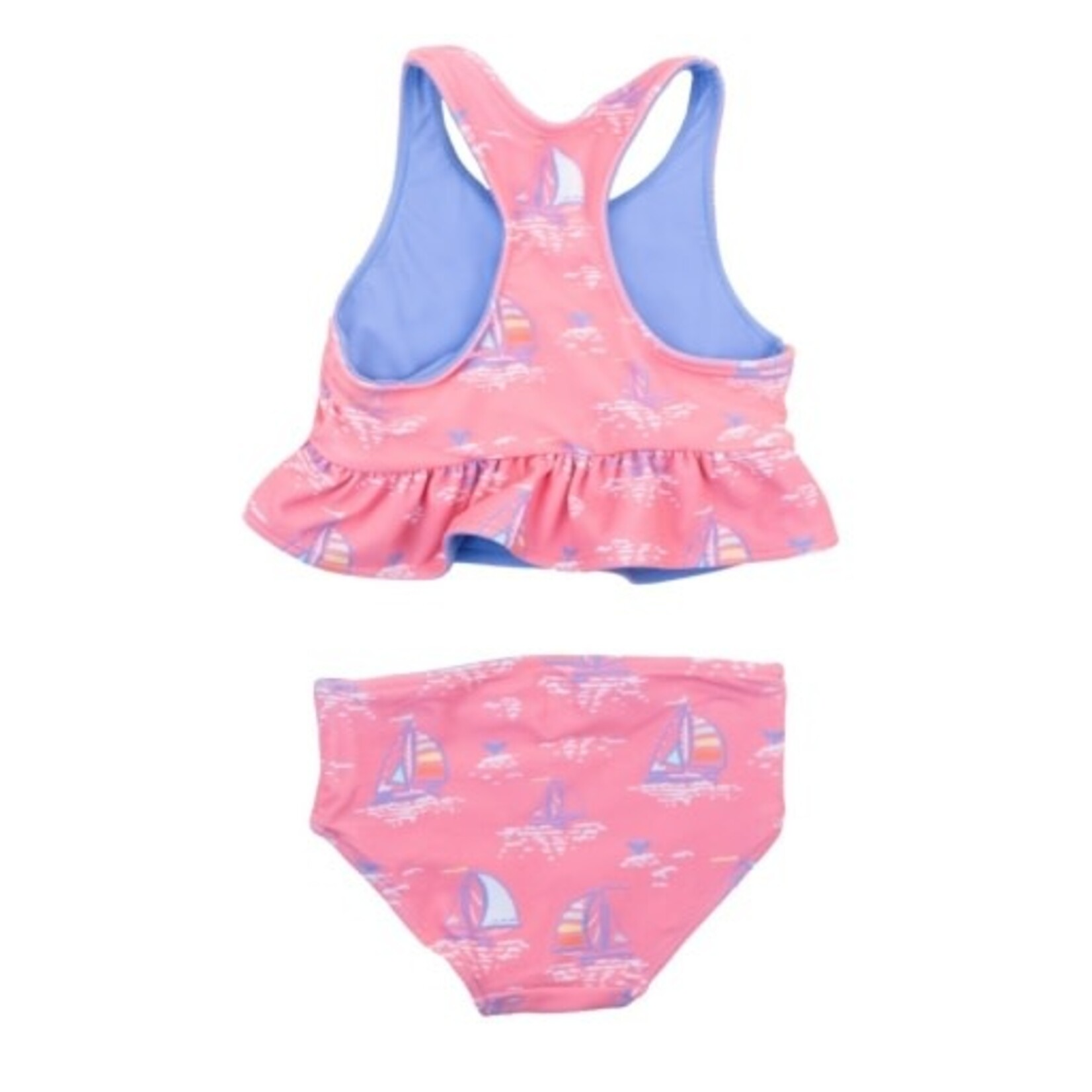 Reversible Peplum Tankini