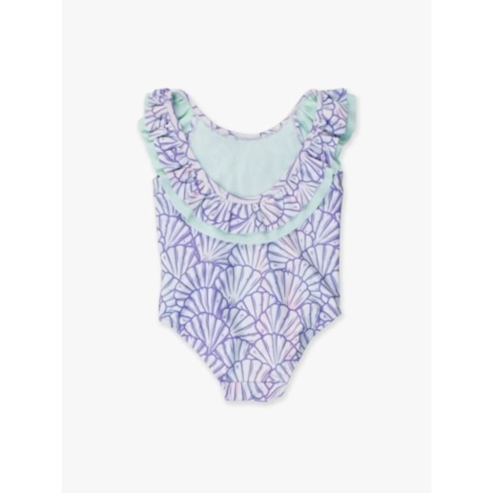 Scoopback Ruffle One Piece