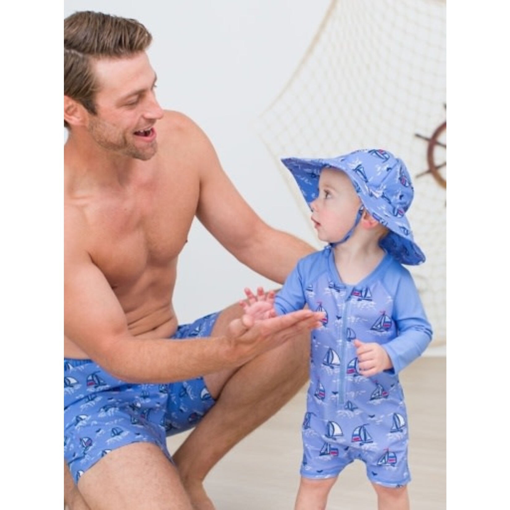Boys Long Sleeve One Piece Rash Guard