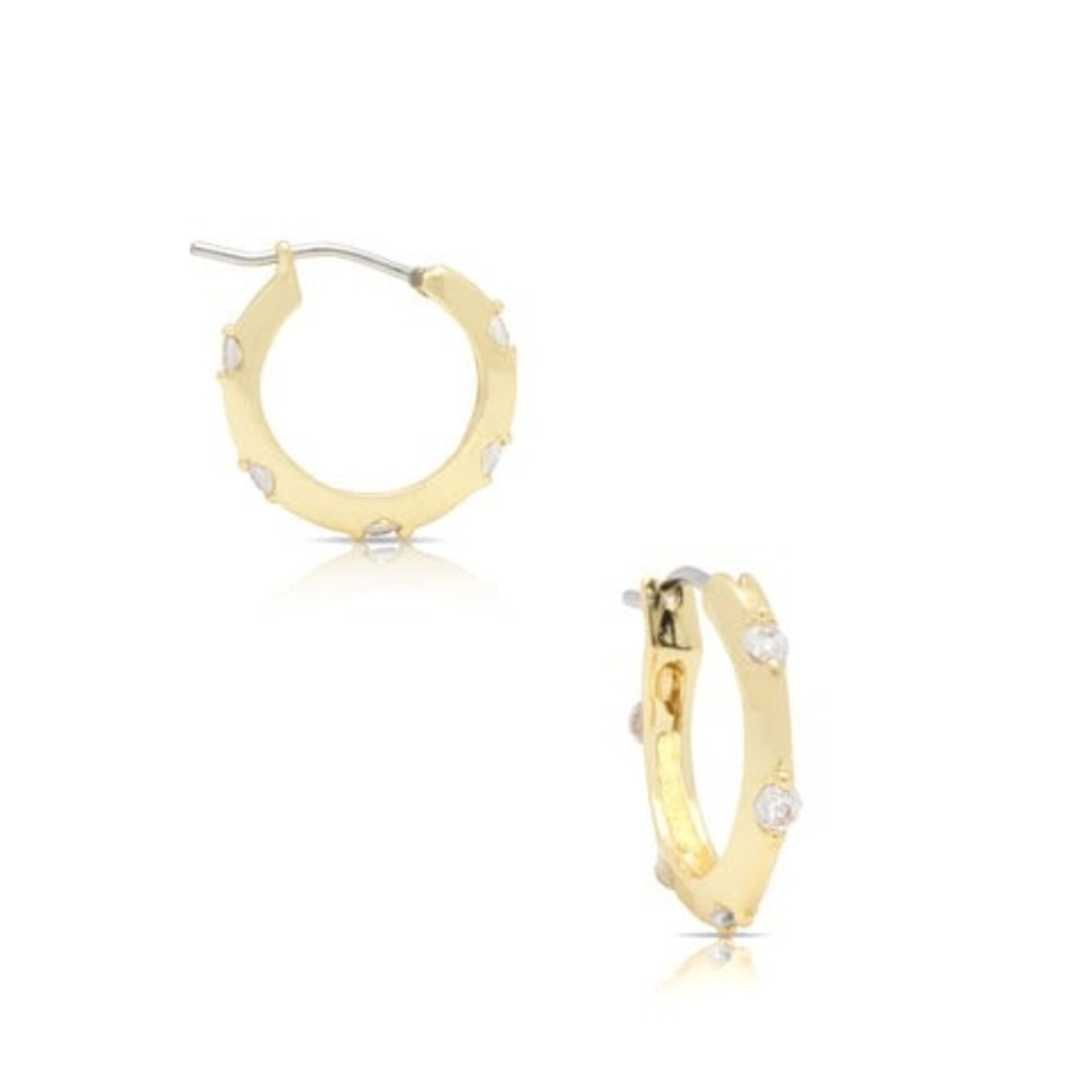 Lily Nily Hoop Earrings with CZ