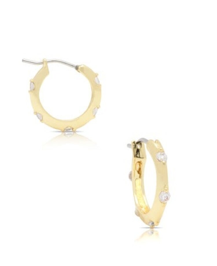 Lily Nily Hoop Earrings with CZ