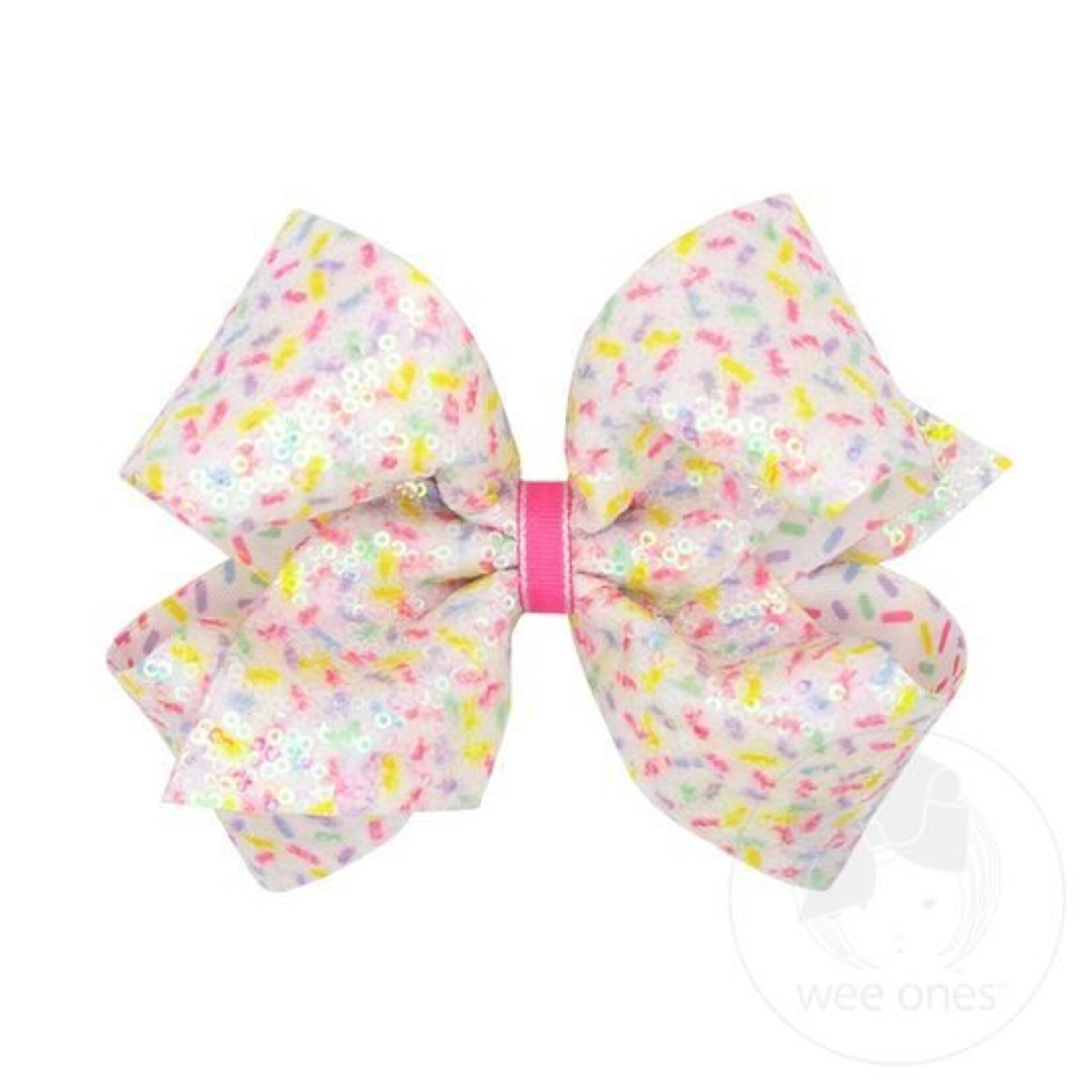 Wee Ones Confetti Sequin Bow