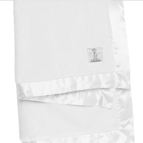 Little Giraffe Luxe Blanket-White