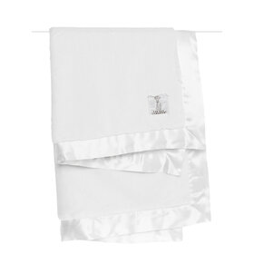 Little Giraffe Luxe Blanket-White