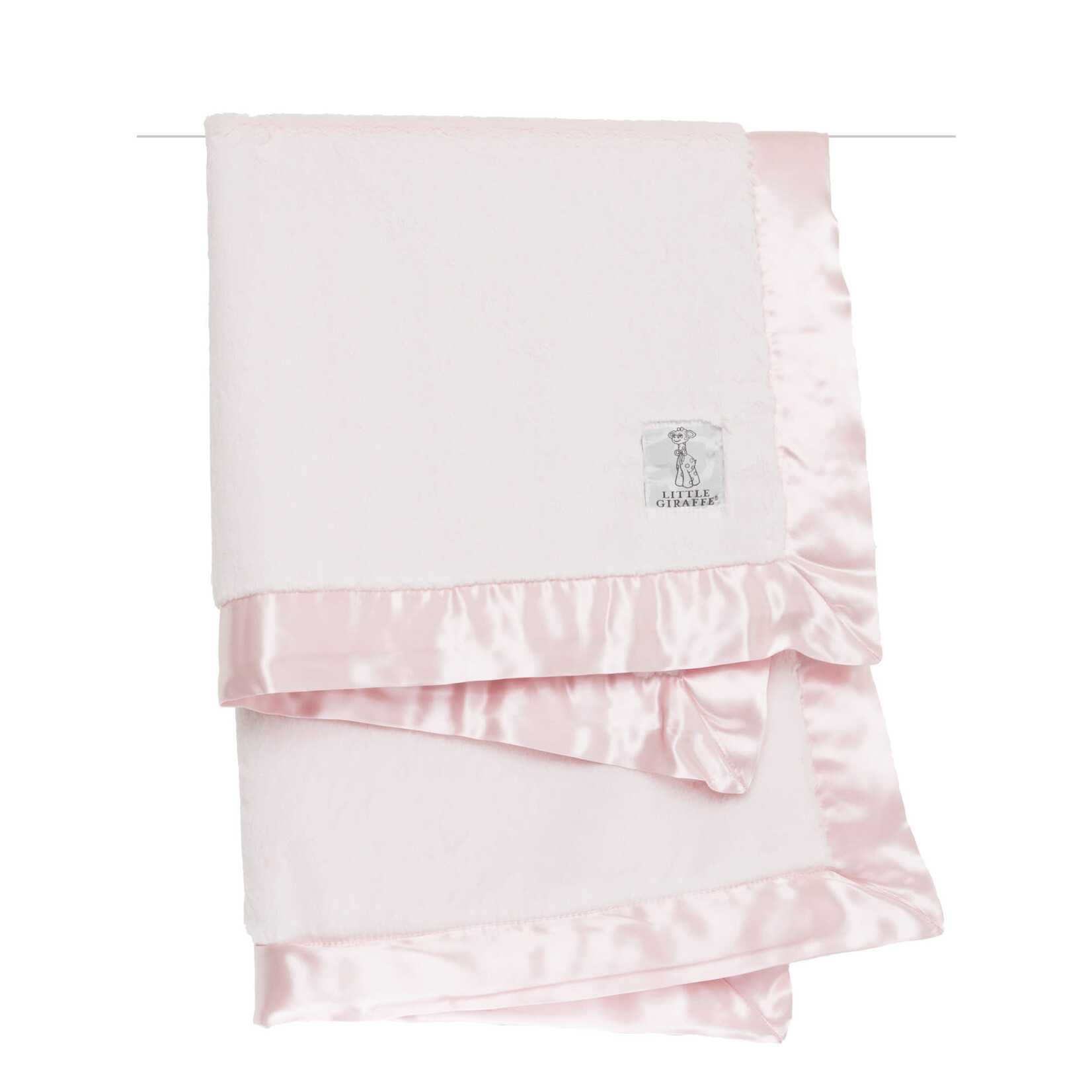 Little Giraffe Luxe Blanket-Pink