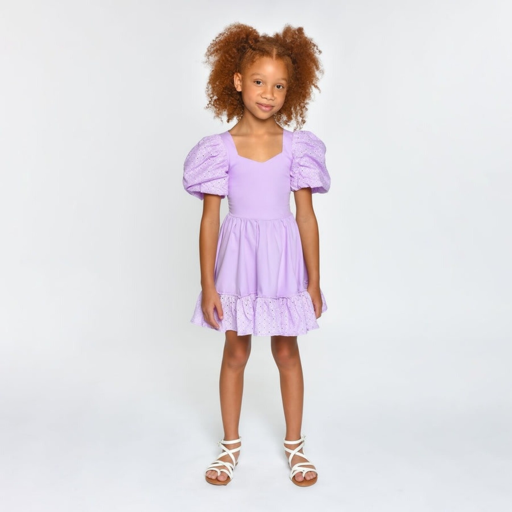 Peixoto Logan Mini Dress Lilac Lilies