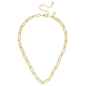 Susan Shaw Large Paperclip Necklace