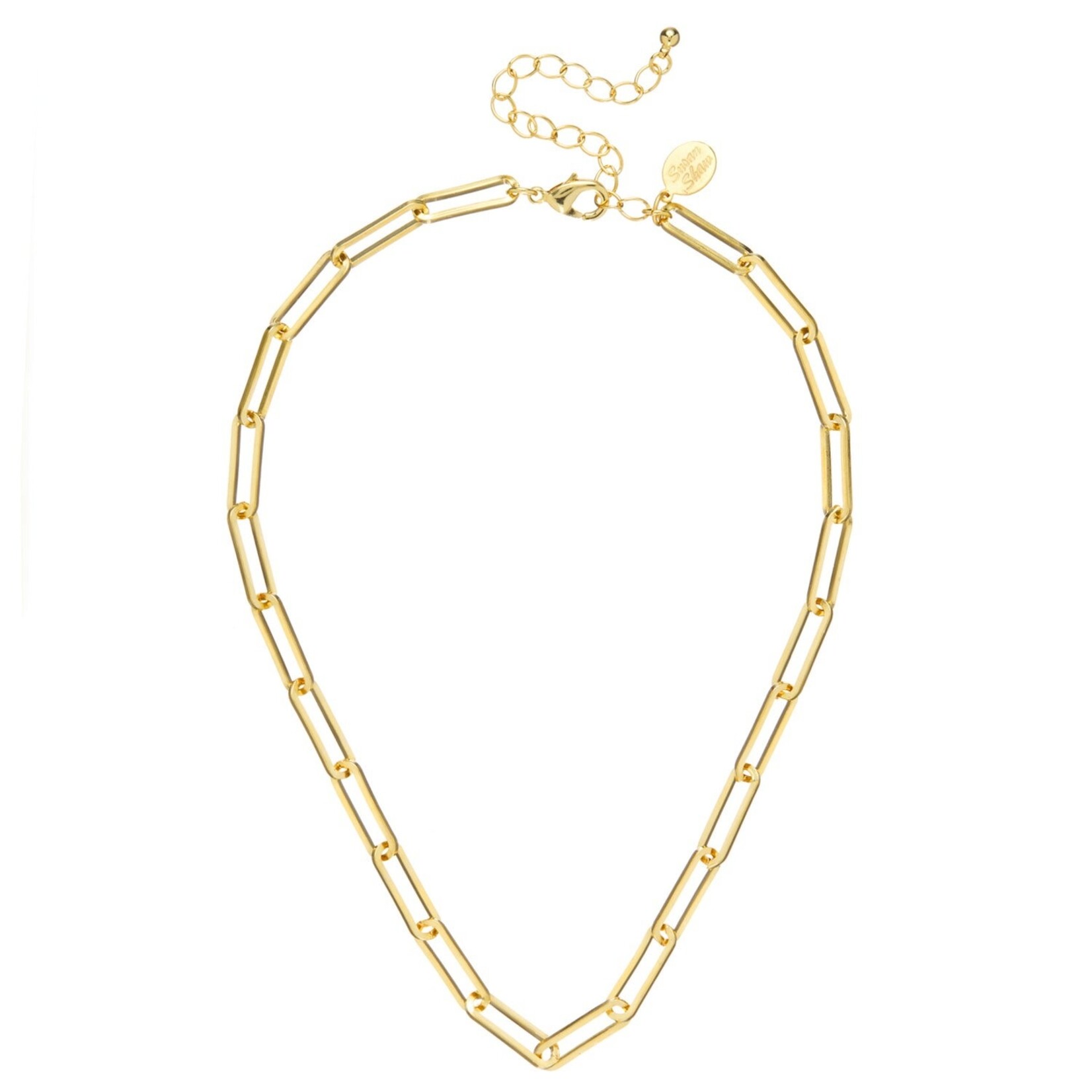 Susan Shaw Large Paperclip Necklace