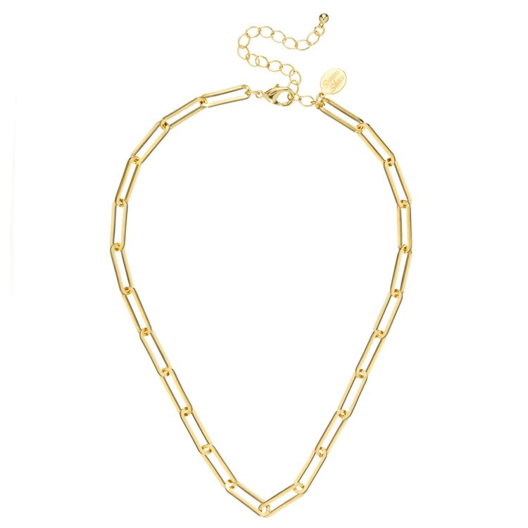 Susan Shaw Large Paperclip Necklace