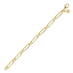Susan Shaw Mixed Link Paperclip Bracelet
