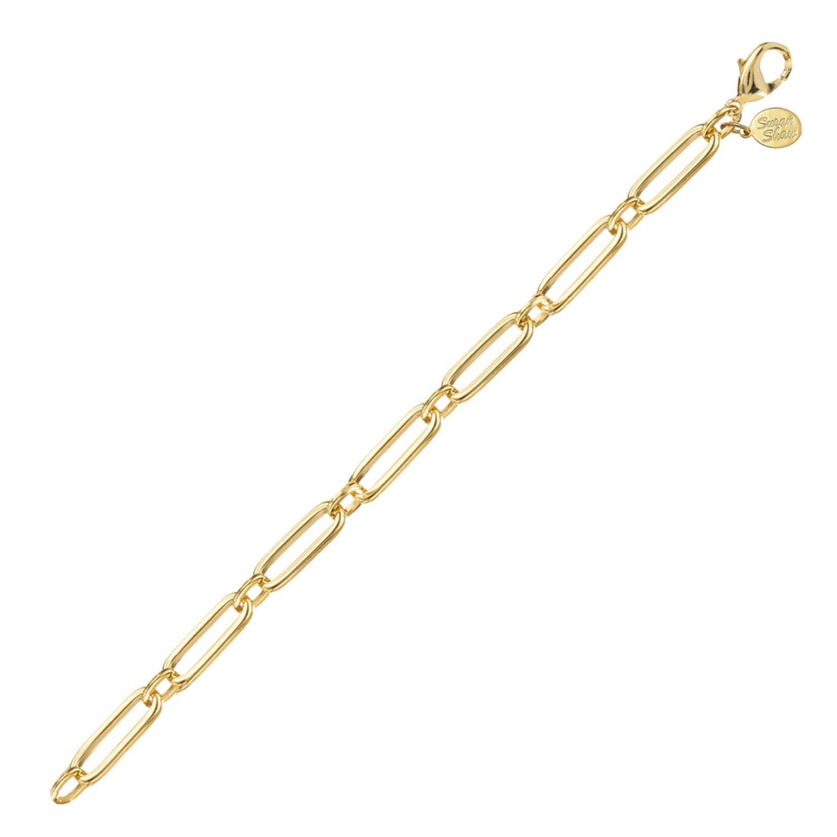 Susan Shaw Mixed Link Paperclip Bracelet