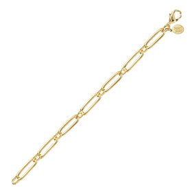 Susan Shaw Mixed Link Paperclip Bracelet