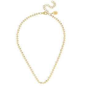 Susan Shaw Gold Dainty Ladder Chain Necklace