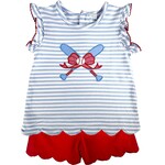 Ishtex Baseball Girls Short Set