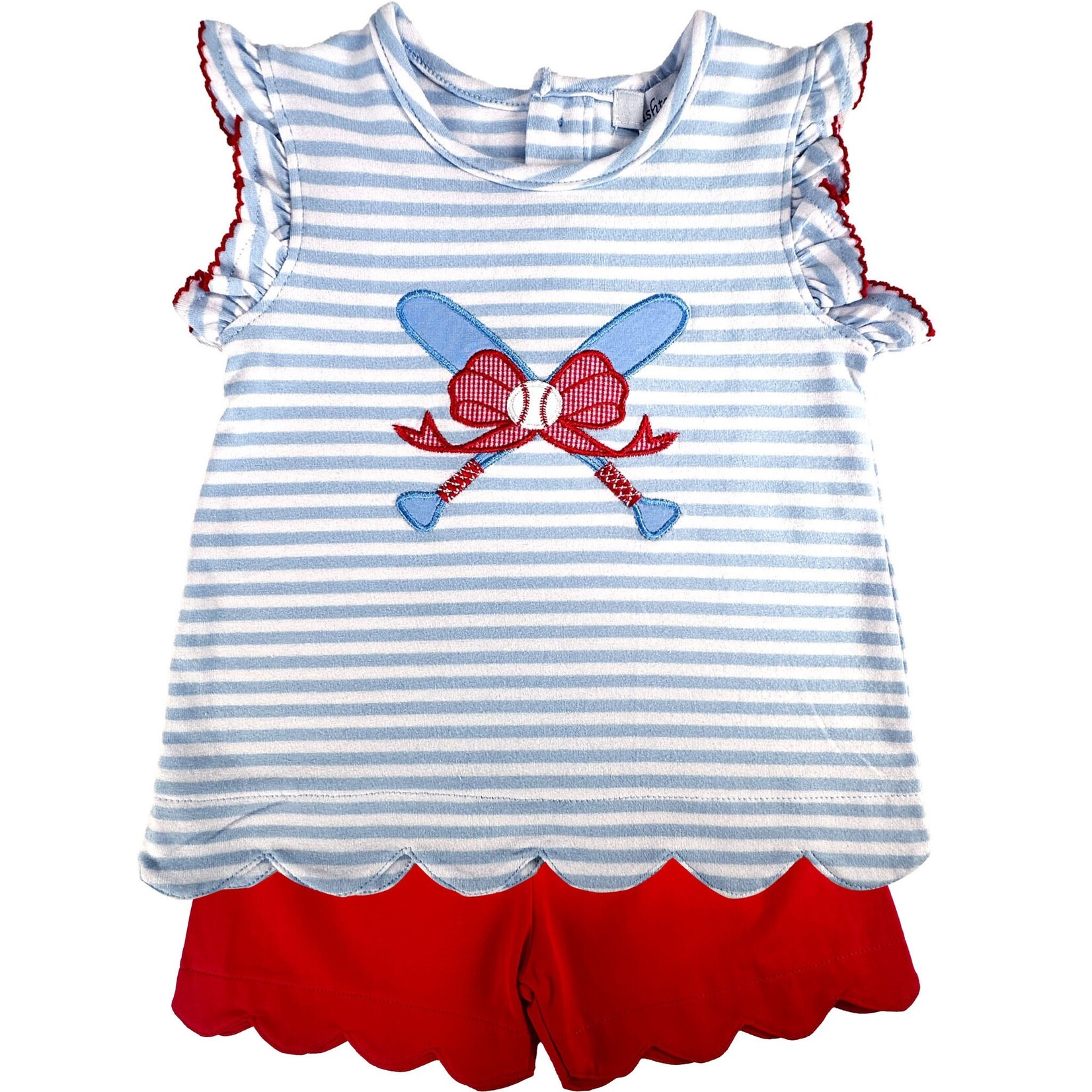 Ishtex Baseball Girls Short Set