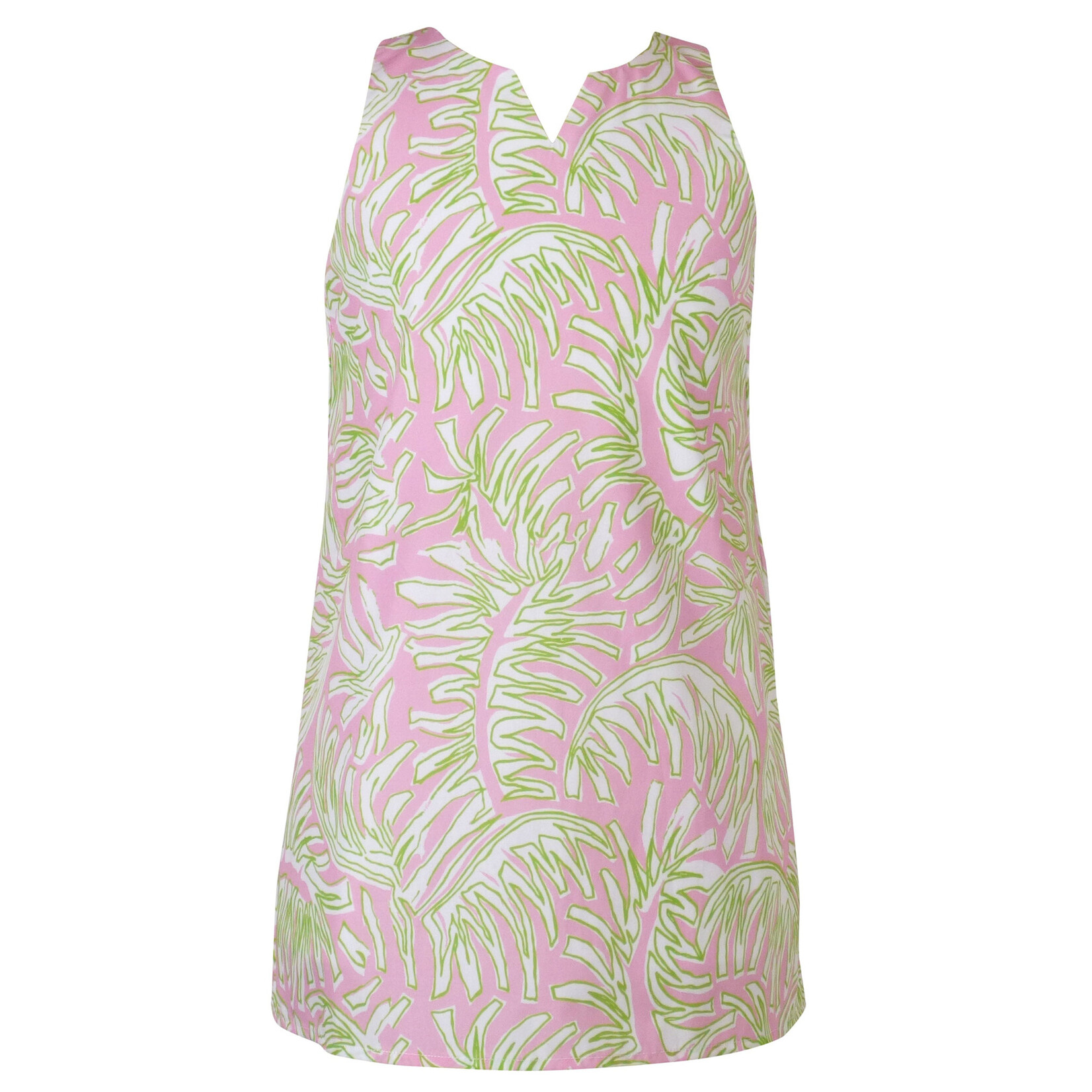 The Yellow Lamb Palm Beach Pink Vera Dress