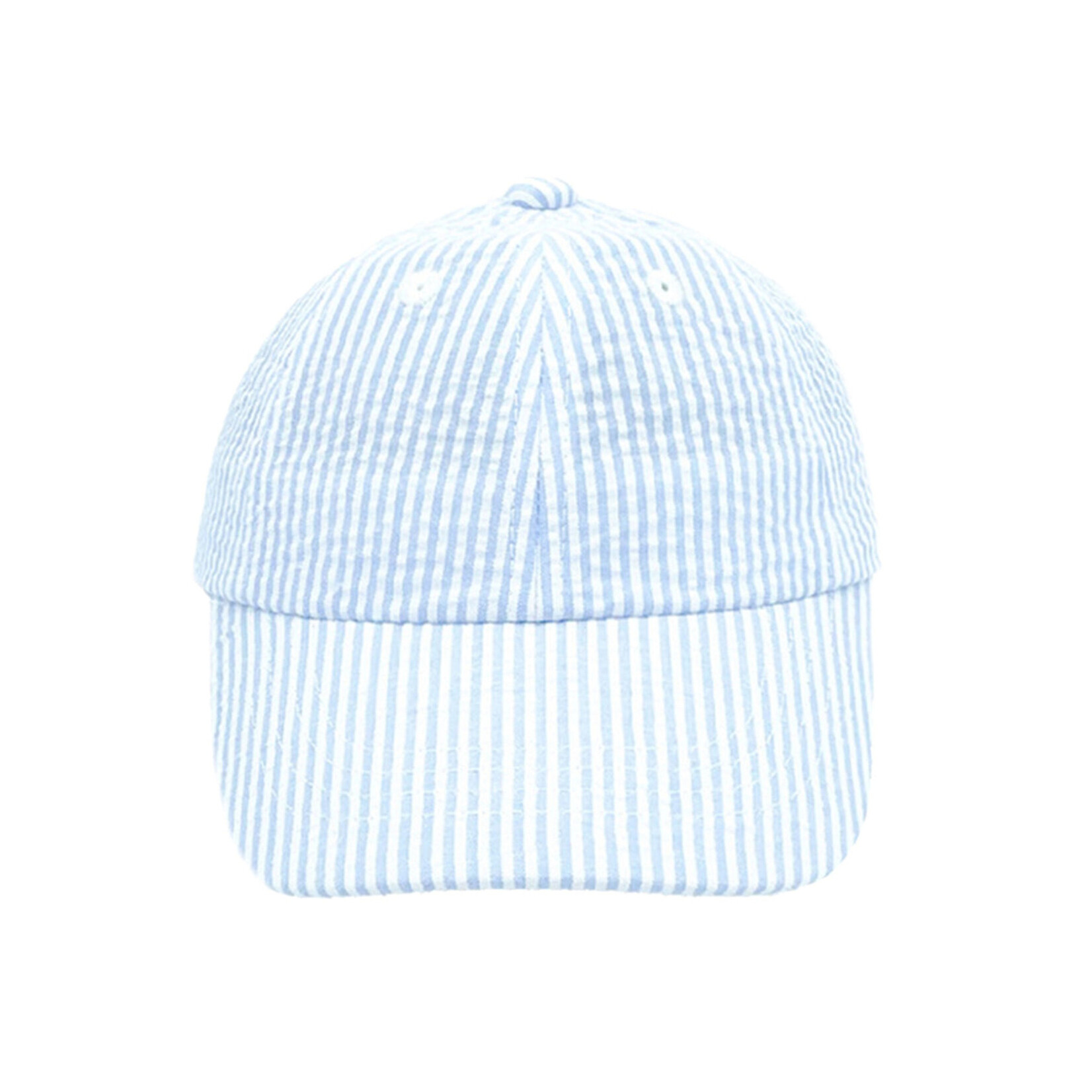 Bits & Bows Seersucker Baseball Hat